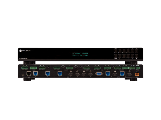 Atlona AT-UHD-CLSO-824 4K/UHD 8×2 Multi-Format Matrix Switcher