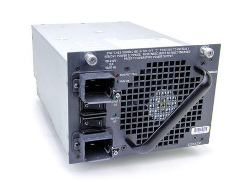Cisco Catalyst 4500 6000W AC Dual Input Power Supply (Data + PoE) (PWR-C45-6000ACV)