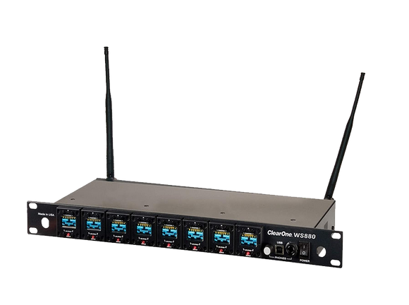 Clearone 910-6000-801 WS-880-M915 8-Channel Wireless Receiver with RF band M915
