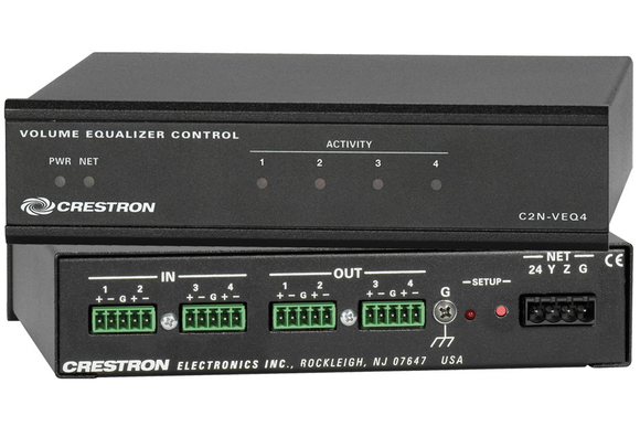 Crestron C2N-VEQ4 4-Channel Volume/EQ Control Module