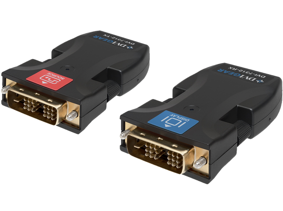 DVIGear DVI-7312 Single-Link DVI Fiber Optic Extender, 2x LC