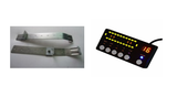 LED Strobe Light Bar - LBSK-C205N - Amber Upper Cover, Clear Lower Cover, Amber COB, DC 12-24V, 220W