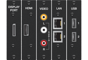 Crestron FTA-CP-USB-102 FlipTop Connector Plate, USB x 2