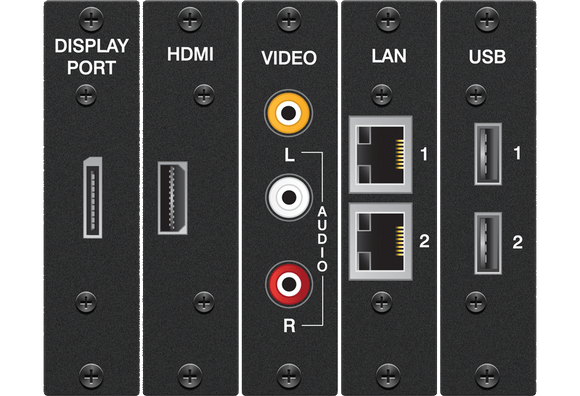 Crestron FTA-CP-USB-102 FlipTop Connector Plate, USB x 2