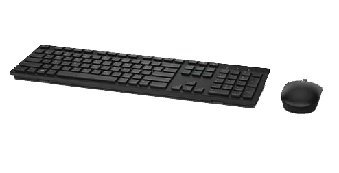 Dell Wireless Keyboard and Mouse - KM636 - Arabic (QWERTY) - Black
