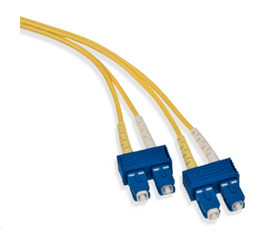 Leviton UPDSC-S03 Fiber Patch Cord, OS2, Duplex, Singlemode, SC-SC, 3 Meters