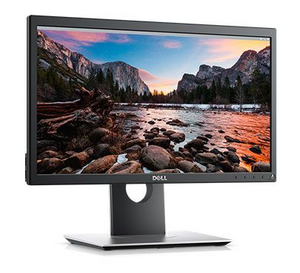 Dell 20 Monitor - P2018H - 49.5cm (19.5") Black UK, 3 year warranty