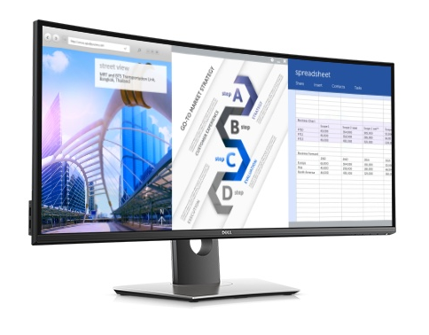 Dell UltraSharp 34 Curved Monitor U3417W, 3Yr Whole Unit Exchange