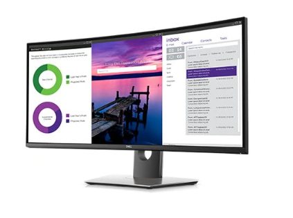 Dell UltraSharp 34 Curved Monitor - U3419W - 86.5cm (34
