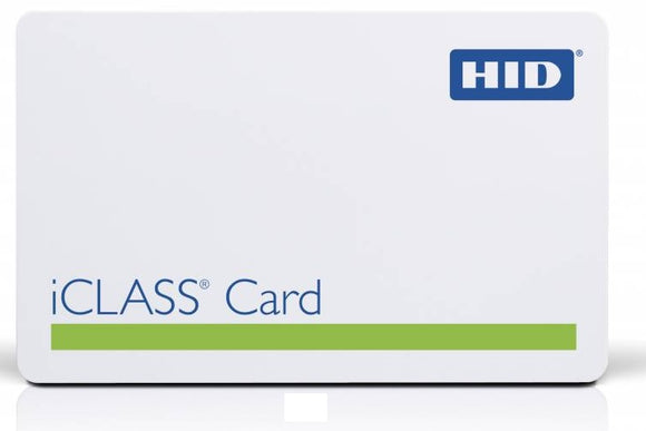 Avigilon AC-HID-CARD-ICLASS-2000 HID iClass Contactless Smart Card, 2kbit PVC White