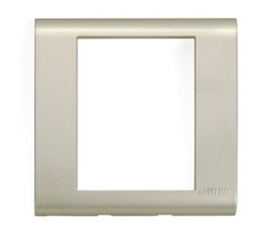 Leviton BLWP1-CHG Excella Wallplate Frame, Champagne Gold